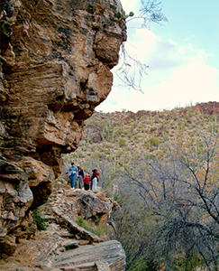 Hiking, Sabino Canyon, Tucson